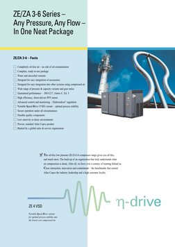 ZE-ZA Compressor Brochure | PDF | Gas Compressor | Valve