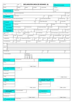 Formato DAM para Declaración Aduanera | PDF | aduana | Envío