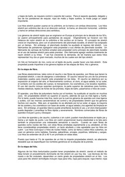 y trajes de baño, se requiere control o soporte del cuerpo.  Para el aspecto ajustado, delgado y
liso de los pantalones de es