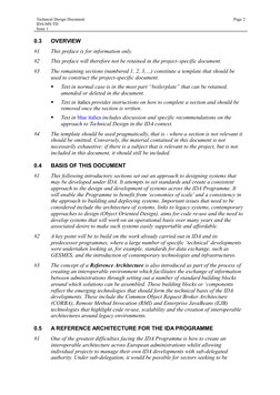 Technical Design Document
Page 2
IDA-MS-TD 
Issue 1
0.3
OVERVIEW
#1
This preface is for information only. 
#2
This preface wi