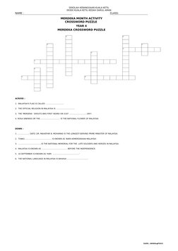 SEKOLAH KEBANGSAAN KUALA KETIL
09300 KUALA KETIL KEDAH DARUL AMAN
SUZIE...SKKKEngP2015
NAME :                
CLASS:
MERDEKA