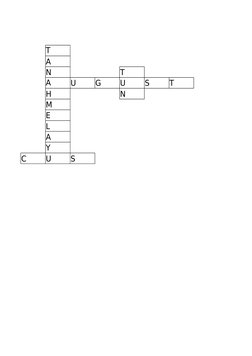 T
A
N
T
A
U
G
U
S
T
H
N
M
E
L
A
Y
C
U
S
