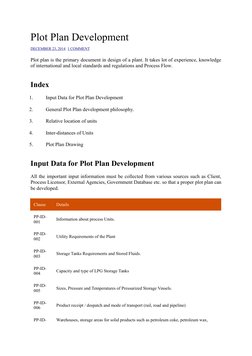 Plot Plan Development Guidelines | PDF | Specification (Technical ...