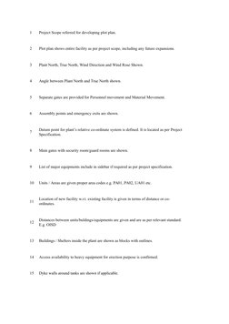 Plot Plan Development Guidelines | PDF | Specification (Technical ...