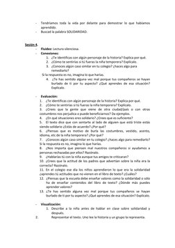 -
Tendríamos toda la vida por delante para demostrar lo que habíamos
aprendido.
-
Buscad la palabra SOLIDARIDAD.
Ses