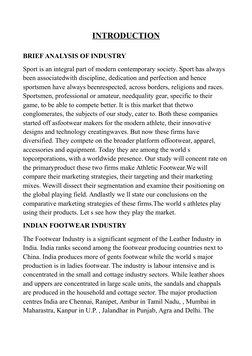 project report on nike brand