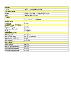 Tata Xenon 3.0L DICOR 4X4 Specs | PDF | Four Wheel Drive | Transmission ...