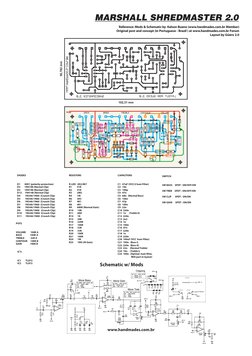 【説明書・箱有】Marshall SHRED MASTER Marshall Shredmaster Schematic & Mods | PDF