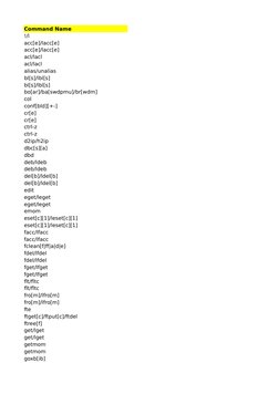 AMOS Command List for Ericsson | PDF | Proxy Server | Computer File
