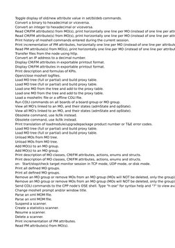 AMOS Command List for Ericsson | PDF | Proxy Server | Computer File