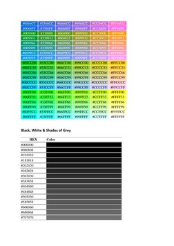 Color Code 9966ff HTML Color Codes and Names Guide | PDF | Computers
