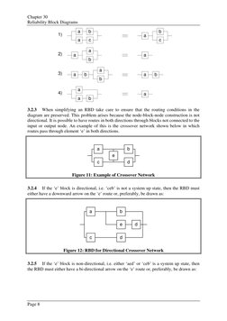 Chapter 30 
Reliability Block Diagrams 
b
a
2)
a
a
a
b
c
a
b
a
c
1)
a
a
b
b
a
b
3)
a
4)
a
a
b
 
3.2.3 
When simplifying an RB