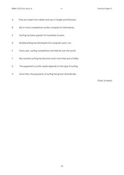 8984-73-073 (EL-IESOL 3)  
 
                     - 9 -  
 
 
                        Practice Paper 2 
       
 
       
C9