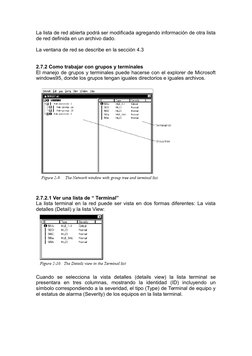 La lista de red abierta podrá ser modificada agregando información de otra lista
de red definida en un archivo dado.
La venta