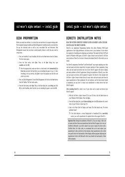 DIRECTX INSTALLATION NOTES
READ THIS SECTION COMPLETELY BEFORE PLAYING SID MEIER’S ALPHA CENTAURI
OR INSTALLING THE DIRECTX D