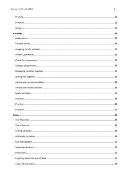 Learning APL with APLX