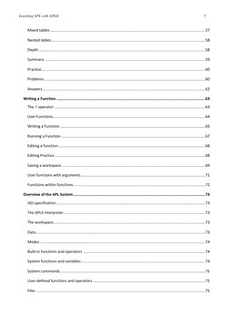 Learning APL with APLX