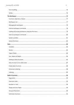 Learning APL with APLX