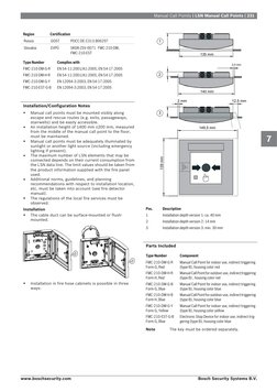 Manual Call Points | LSN Manual Call Points | 231
Region
Certification
Russia
GOST
POCC DE.C313.B06297
Slovakia
EVPÚ
SK08-ZSV