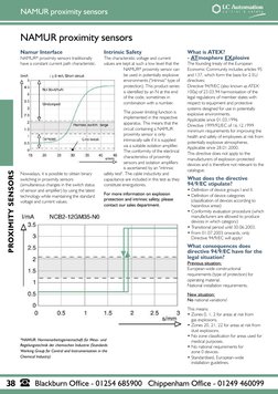 Nowadays, it is possible to obtain binary
switching in proximity sensors
(simultaneous changes in the switch status
of sensor