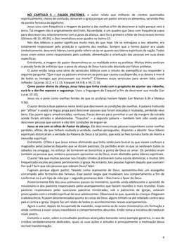 4 
NO CAPÍTULO 5 – FALSOS PASTORES, o autor relata que milhares de crentes queimados 
espiritualmente, cheios de confusão,