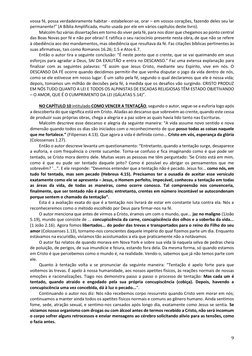 9 
vossa fé, possa verdadeiramente habitar - estabelecer-se, orar – em vossos corações, fazendo deles seu lar 
permanente!”