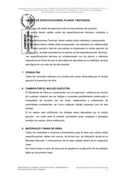 Expediente Técnico del Saldo de Obra: “CREACION DEL CENTRO DE SERVICIOS DE APOYO AL HABITAT DEL C.C.
PAMPALLACTA-SECTOR QUISU