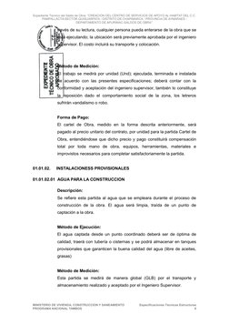 Expediente Técnico del Saldo de Obra: “CREACION DEL CENTRO DE SERVICIOS DE APOYO AL HABITAT DEL C.C.
PAMPALLACTA-SECTOR QUISU