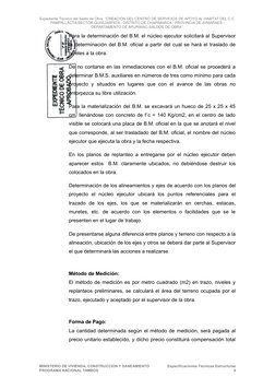 Expediente Técnico del Saldo de Obra: “CREACION DEL CENTRO DE SERVICIOS DE APOYO AL HABITAT DEL C.C.
PAMPALLACTA-SECTOR QUISU