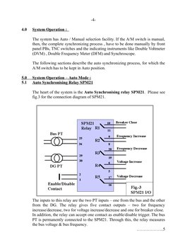 Auto Synchronization of 3 DG Sets | PDF | Relay | Switch