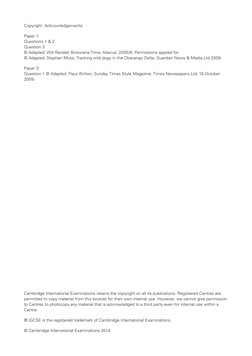 0500 First Language English Example Candidate Responses Booklet | PDF ...