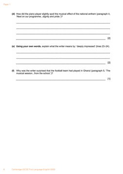 0500 First Language English Example Candidate Responses Booklet | PDF ...