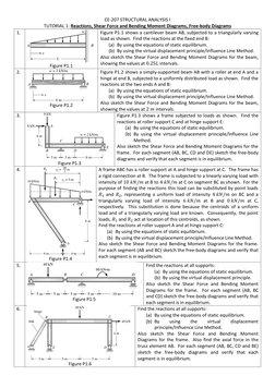 Structural Analysis Problems and Solutions | PDF | Bending | Truss