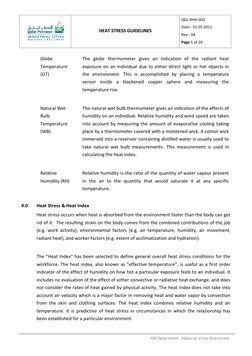 Heat Stress Guidelines for Qatar | PDF | Hyperthermia | Humidity