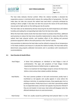 Heat Stress Guidelines for Qatar | PDF | Hyperthermia | Humidity
