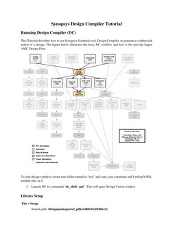 Synopsys ASIC Design Flow Tutorial | PDF | Hardware Description ...