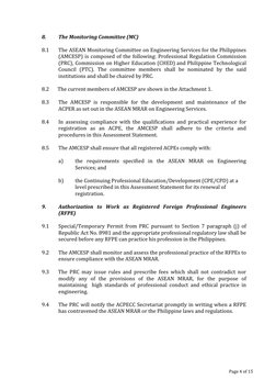 ASEAN Chartered Professional Engineer Guide | PDF | Association Of ...