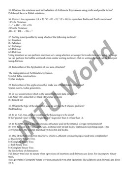 Data Structures VIVA Questions & Answers | PDF | Pointer (Computer ...