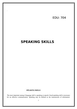 Enhancing English Speaking Skills | PDF | English Language | Stress ...