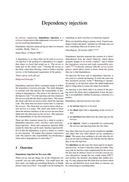 Dependency Injection | PDF | Class (Computer Programming) | Constructor ...