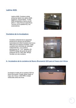 2 
Labline 4628. 
 
 
 
 
 
 
 
 
 
 
 
 
 
Coctelera de la incubadora 
 
 
 
 
 
 
 
 
 
 
 
 
 
 
 
6.- Incubadora de la