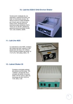 4 
10.- Lab-line 3528-5 Orbit Environ Shaker 
 
 
 
 
 
 
 
 
11.- Lab-LIne 4625 
 
 
 
 
 
 
12.- Labnet Shaker 20