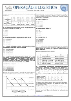  
EXERCÍCIOS – ANALISTA ‐ BACEN 
FÁBIO
LÚCIO
 
 
Instruções: Para responder às questões de números 01  a 03 considere os dado
