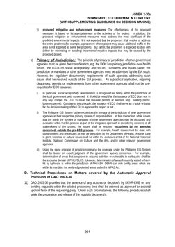 Standard Format for ECC Certificate | PDF | Environmental Impact ...