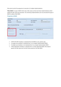 Understanding BADI in SAP ABAP | PDF | Class (Computer Programming ...