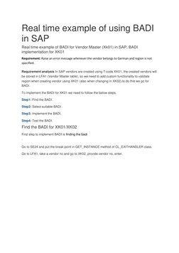 Understanding BADI in SAP ABAP | PDF | Class (Computer Programming ...