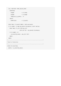 SAP ABAP Selection Screen Parameters | PDF | Parameter (Computer ...