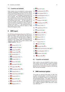 8.1
Countries not included
9
7.2
Countries not included
Some countries were not included for various reasons,
mainly the unav