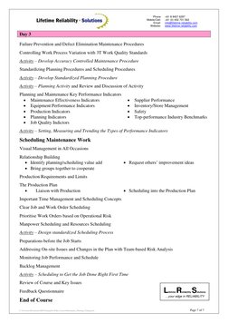 Phone 
Mobile/Cell: 
Email: 
Website: 
+61 8 9457 6297 
+61 (0) 402 731 563 
info@lifetime-reliability.com 
www.lifetime-re