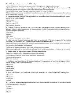 28  Señale la afirmación correcta respecto del despido: 
a) Será calificado como nulo cuando no quede acreditado el incumplim